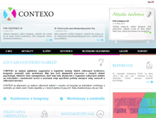 Tablet Screenshot of contexo.cz